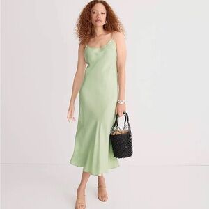 J crew Cupro slip dress